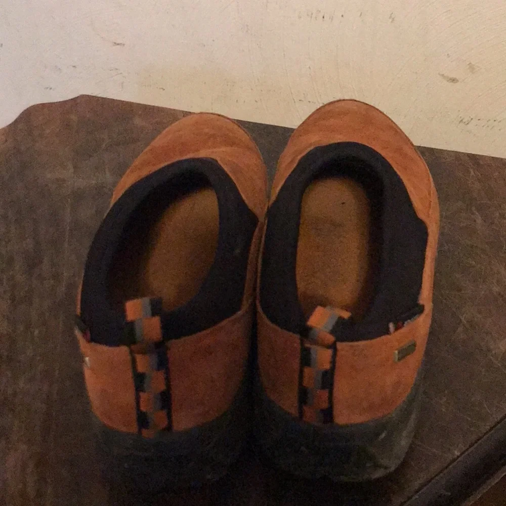 Merrell Slip-On Orange Brown Suede Winter Boots